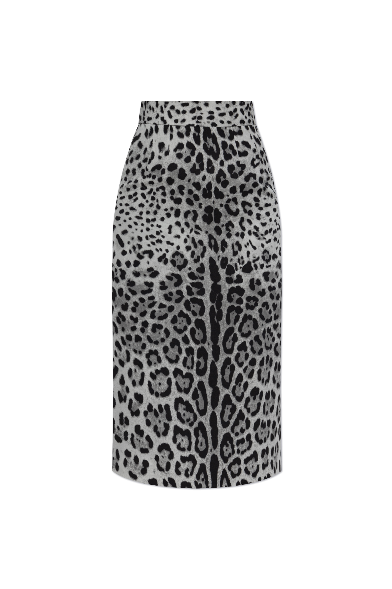 Dolce & Gabbana GREY SILK SKIRT WITH ANIMAL PRINT スカート Grey Silk skirt with animal print Dolce & Gabbana - Vitkac AS